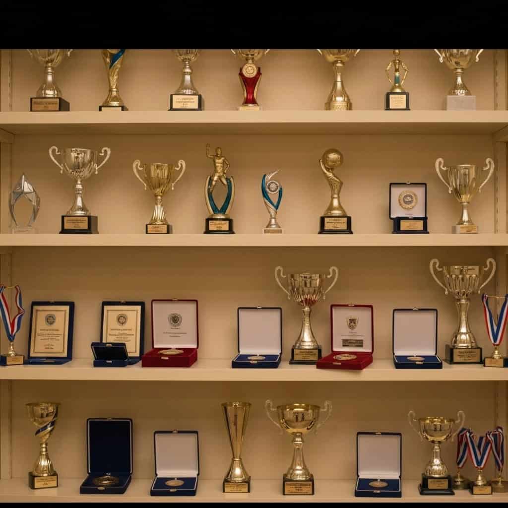 Półki na puchary i medale: jak wyeksponować sportowe sukcesy?