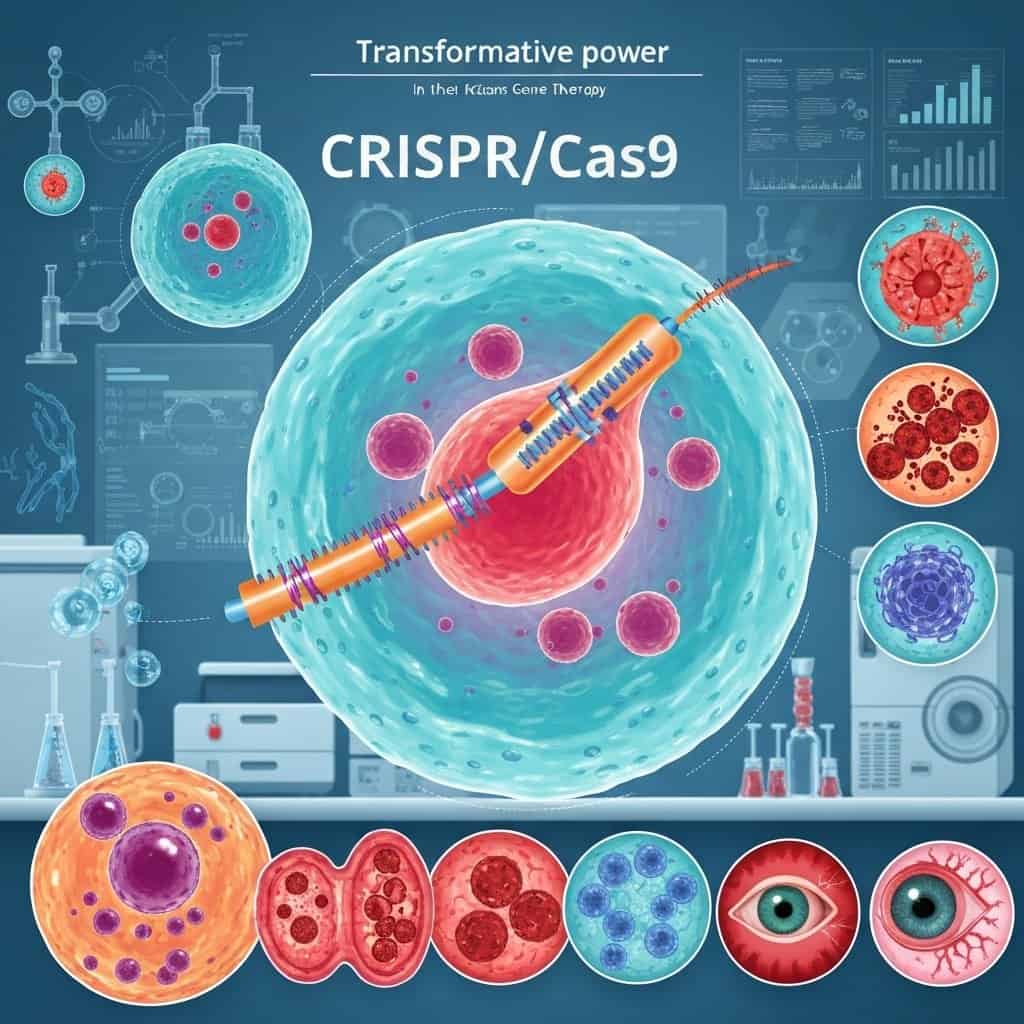 Biotechnologia: Terapia genowa CRISPR w leczeniu coraz większej liczby chorób