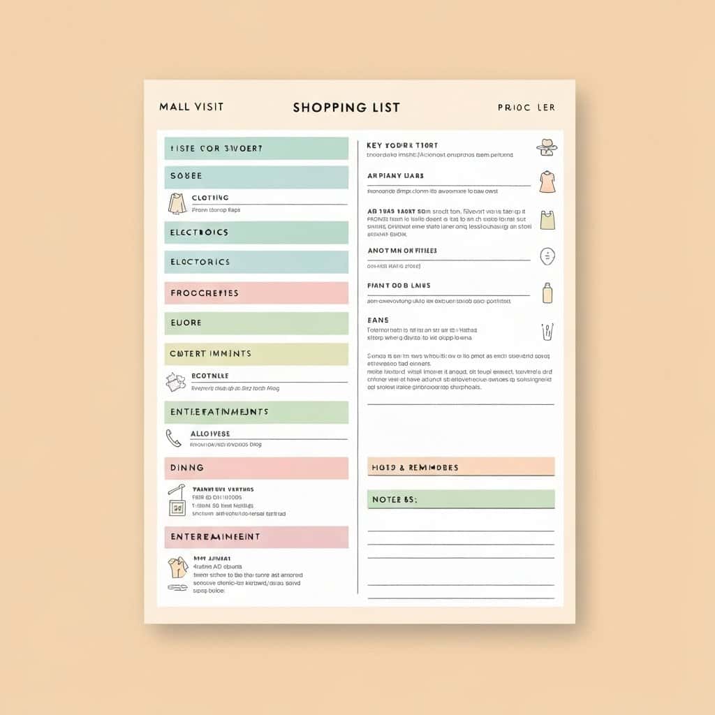Lista zakupów przed wyjściem do galerii handlowej: Kompleksowy przewodnik